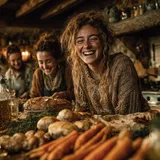 Ridendo è il miglior ingrediente quando si cucina