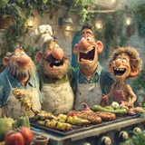 Wenn Vegetarier grillen: Ein humorvolles Dilemma