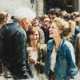 Comportamientos divertidos en las colas