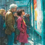 The Crazy Art of Waiting for the Bus